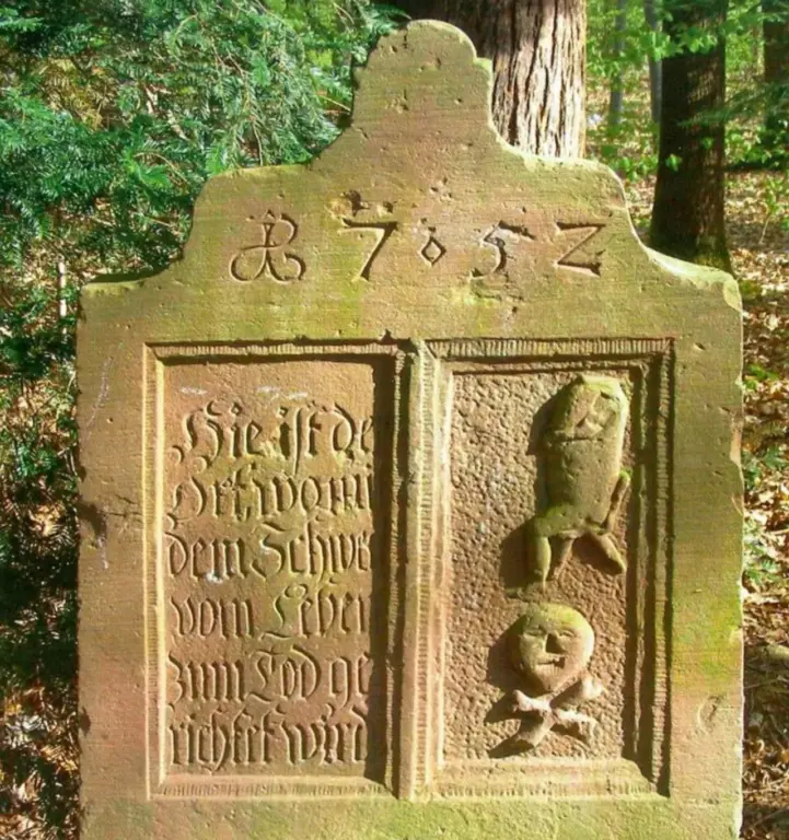 GEEK Barbara Hauser Denkmal ehemalige Richtstaette 1752 Birkenfeld Gräfenhausen 1752 q