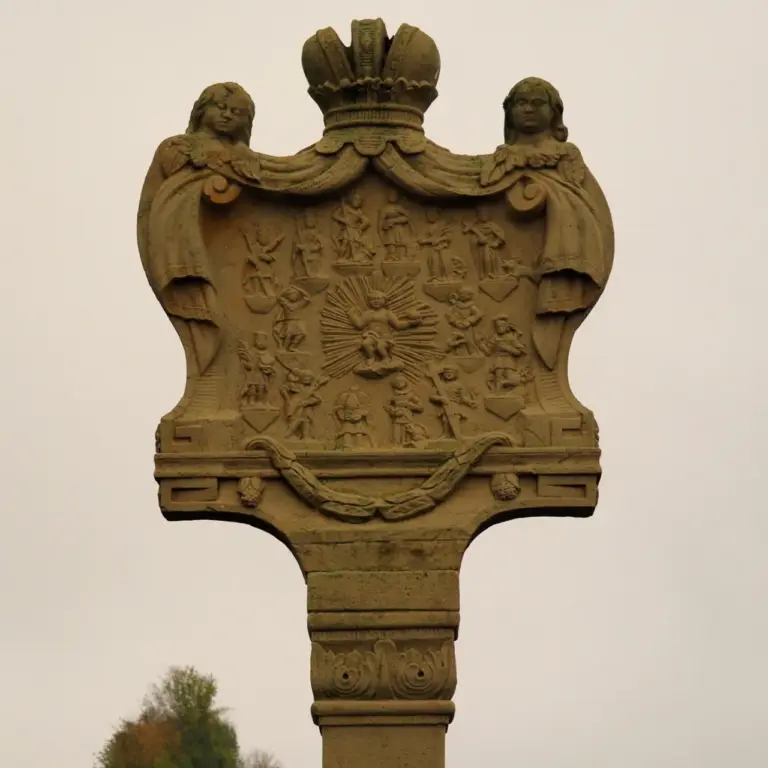 GEEK Gerhard Staib Bildstock 14 Nothelfer Wittighausen 1847 q