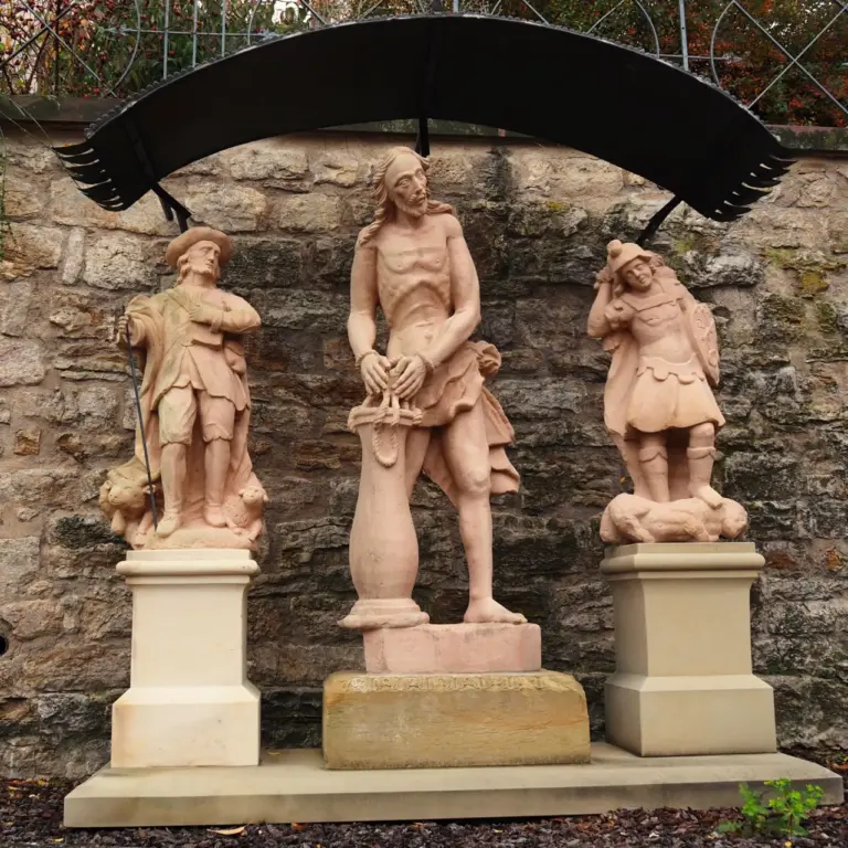 GEEK Gerhard Staib 'Der gegeißelte Heiland von der Wies' Großrinderfeld Hauptstraße 1. Hälfte 18. Jh. q