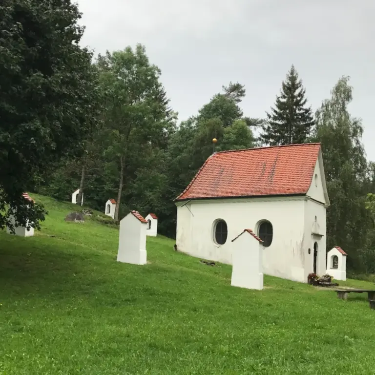 GEEK Martina Blaschka Kreuzweg um Dreitrittenkapelle Stetten am kalten Markt 1744 q