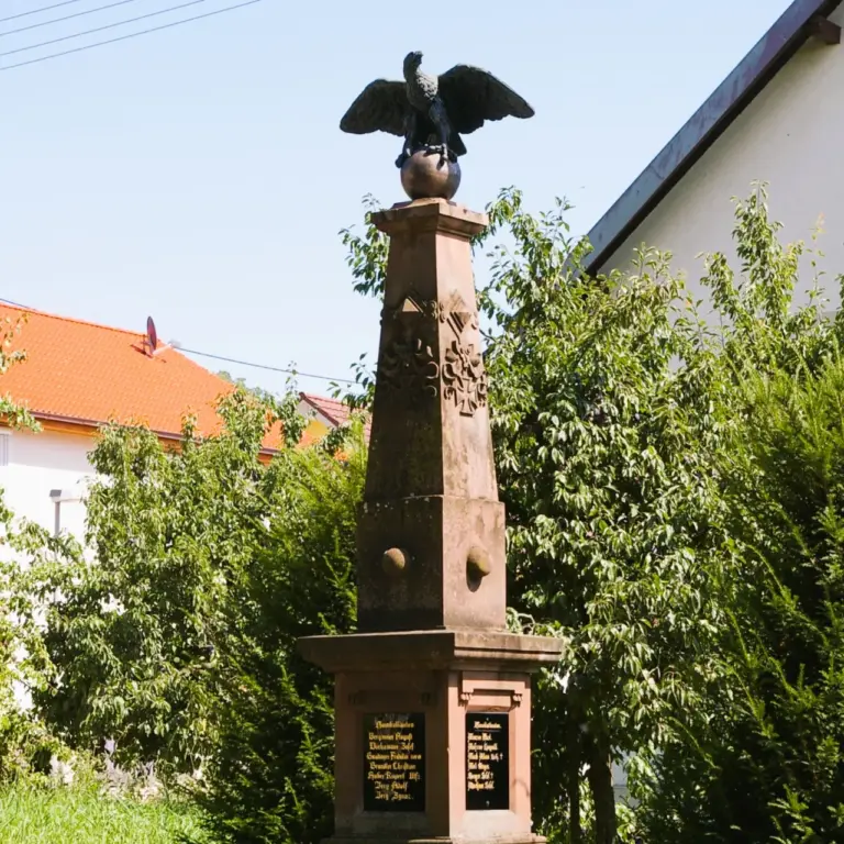 GEEK Martina Blaschka Kriegerdenkmal 1870 71 Obelisk Adler Stockach Espasingen 1906 q