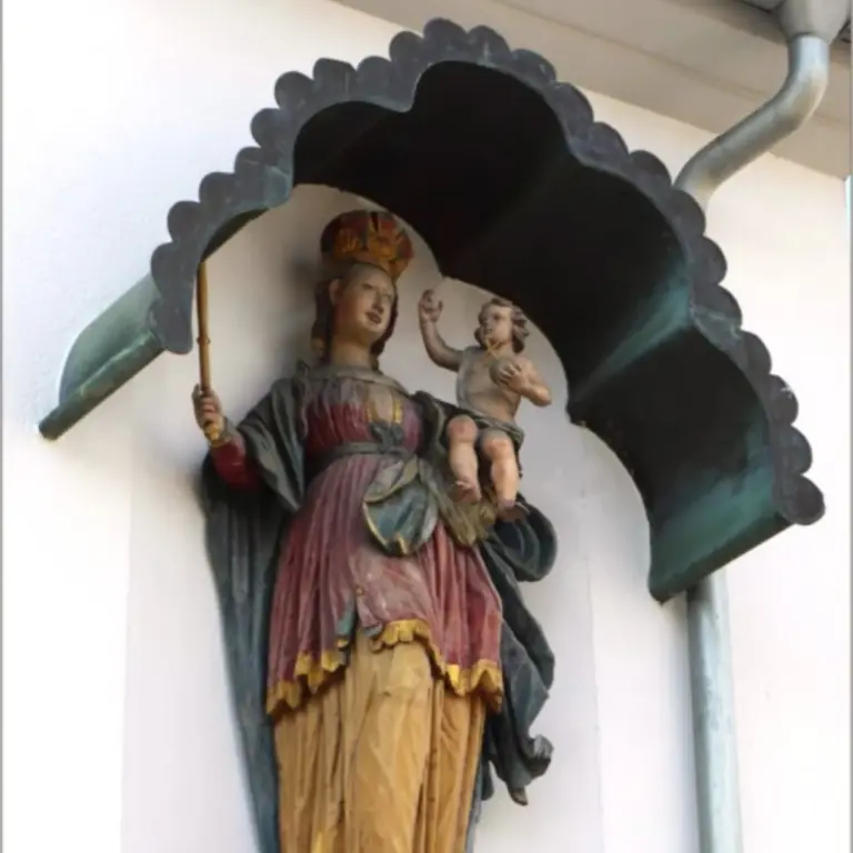 GEEK Martina Blaschka Madonna auf der Mondsichel Ochsenhausen 18. Jahrhundert q